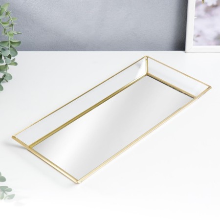 Standing interior glass with a “rectangle” mirror 3x16x35 cm-1