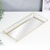 Standing interior glass with a “rectangle” mirror 3x16x35 cm