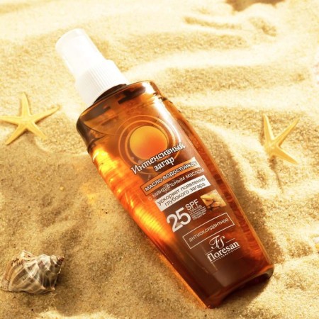 Waterproof oil "intensive tan" SPF 25, 150 ml