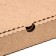 Pizza box, brown, 32 x 32 x 4 cm