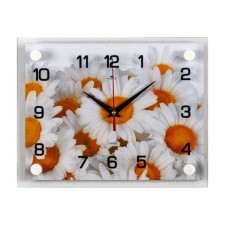 Wall watches: flowers, 