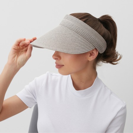 Female visor minku, gray color, rr 58-1