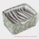 Organizer for linen LEAVES, 9 cells, 25 × 33 × 16 cm, green color