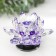 Souvenir glass "Violet lotus on the stand" rotates 5.5x9x9 cm