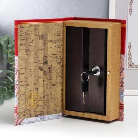 Safe-book wood, leatherette "Born in the USSR" 21x13x5 cm-2