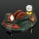 The desktop "Half -crock with a clock", 25x13x10 cm, coil, krenoid