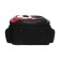 Frame backpack 36 x 28 x 20 cm, Grizzly, black/red