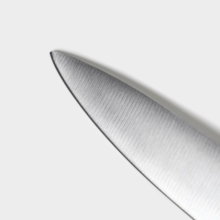 Knife for vegetables kitchen shade Forest, blade 9.5 cm, brown color-2