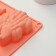 The form for baking the share "Animals. Zoo ”, silicone, 29 × 17 × 3 cm, 6 cells (7.5 × 5.5 cm), orange color