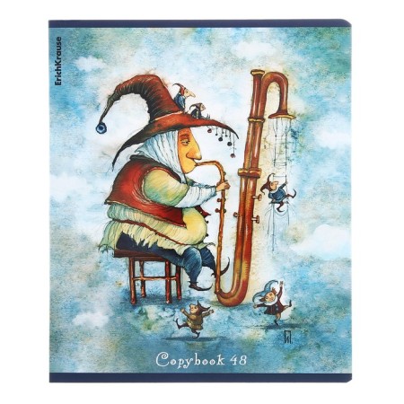 Notebook of 48 sheets in the Erichkrause Ceal "Musicians", matte lamination, OFSET BOCom 100%, mix-3