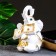 Pigger "Elephant with Money" White-gold, 15x13x26cm