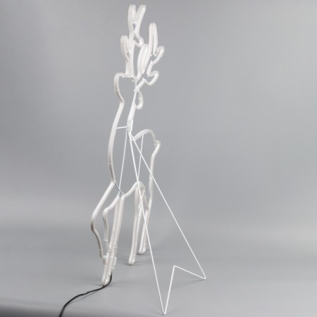 Neon figure "Silver hoof", 55 × 92 cm, 672 LED, 220 V, glow warm white-3