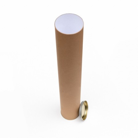 TUBUS 73x490 mm (470 mm inside height) cardboard, metal cover-1