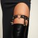 Drinking on the leg, black color