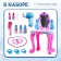 Game set "Table with a mirror", cold heart, light, sound, 14 objects, height 60 cm