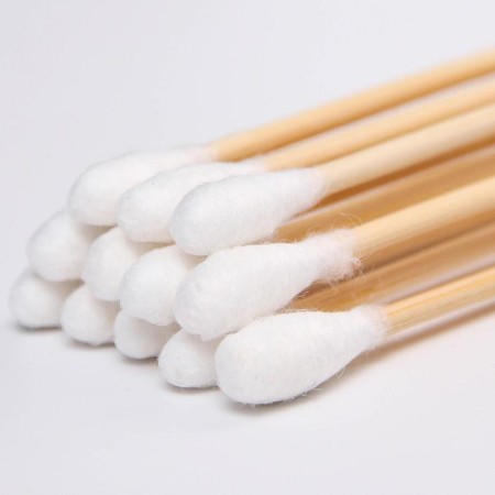 Cotton sticks, box 300 pcs., Wooden-3