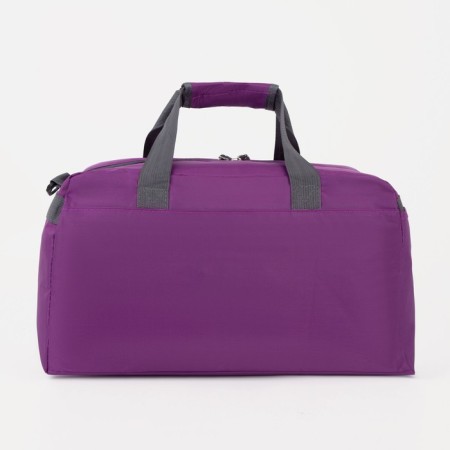 Sports bag with lightning, 2 outer pockets, lilac color-1