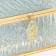 Casket glass with a metal frame "Rectangular with a sheet. Bark" 18.5x14x6.5 cm