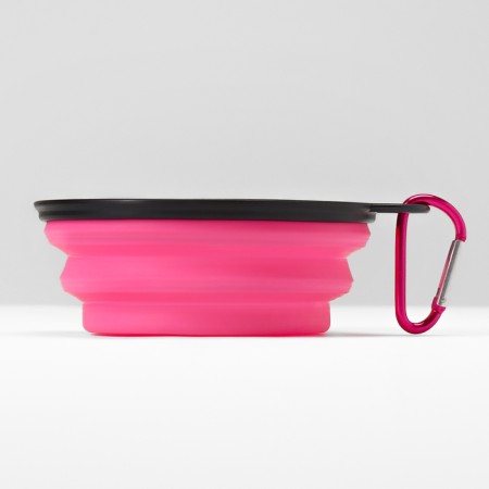 Silicone bowl, folding, 250 ml, 13 cm, pink 6253509-2