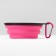 Silicone bowl, folding, 250 ml, 13 cm, pink 6253509