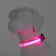 Collar with backlight size M, Osh 40-48 x 2.5 cm, 3 glow modes Pink