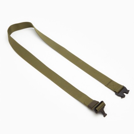 Tactical belt, 120 cm, width 3.7 cm, plastic buckle, khaki-3