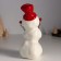 Souvenir Ceramics "Snowman in the burgundy cap" 9x8x18 cm