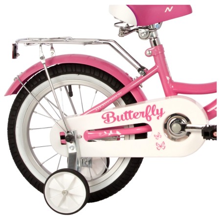 Bicycle 14 "Novatrack butterfly, pink color-3