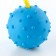 Toy ball on a rope, 6 cm, blue