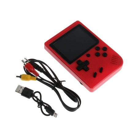 Game console 400 in 1, AV cable, 8 bits, red-2