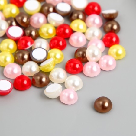 Pearls self-adhesive "assorted 1" d-0.7 cm set 10 grams-1