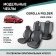 Toyota Corolla Fielder (E120), 2000-2006, backstone, eco-leather black/Black-shaped.