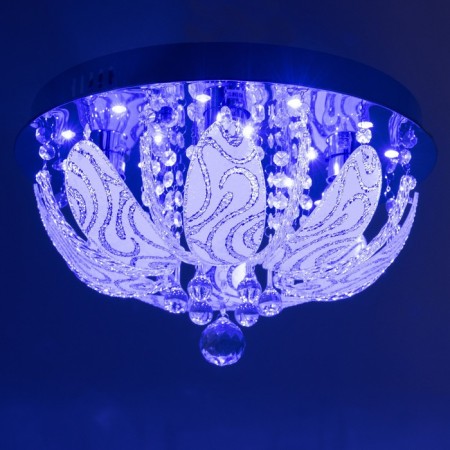 Svetogor chandelier "Türkiye" 4x60W E27 LED lighting chrome 40x40cm-6