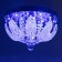 Svetogor chandelier "Türkiye" 4x60W E27 LED lighting chrome 40x40cm