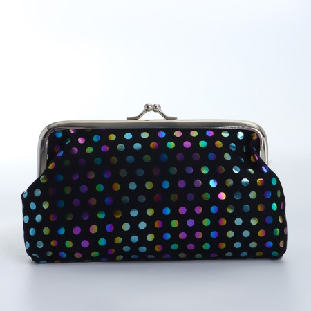 Cosmetic bag on the farmar, black color-1