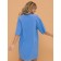 Women's dress, size l, blue color