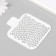 Plastic stencil "Snake print. Snow Skin" 9x9cm