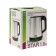 Electric kettle Homestar HS-1041, metal, 1.8 l, 1500 watts, silver-black