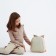 Baby backpack for girls with sparkles "Fox", removable elements, 27x23x10 cm