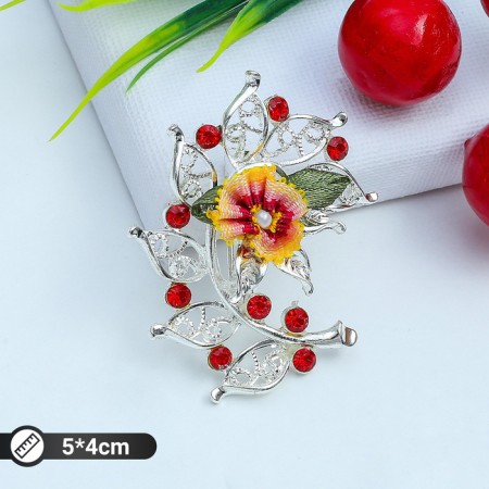 Book "Rosehip flowers", colored in silver