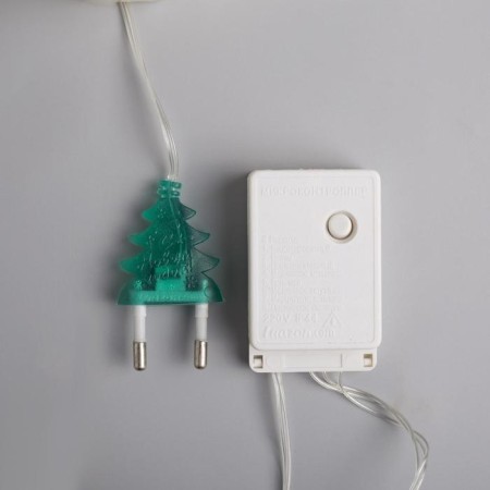 Garland “thread” 5 m with nozzles “Color Balls”, IP20, transparent thread, 30 LED, glow of multi, 8 modes, 220 V-4