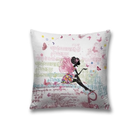Decorative pillowcase "Fairy is waiting for a dreamer", on a zipper, size 45x45 cm