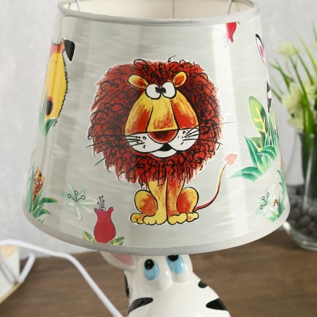 Lamp children's ceramics "Zebra" 1x40W E14 20x20x32 cm Risalux-2