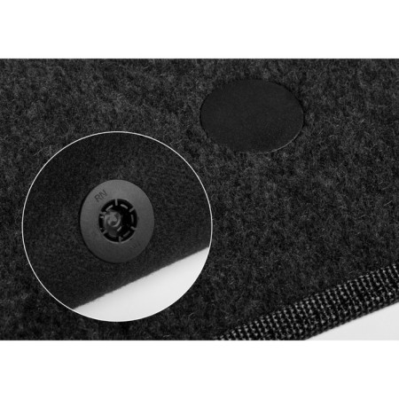 Renaults Autoflex, Renault Kaptur 2016-2020 2020- in., Textiles, graphite, 5 parts, with fasteners, 5470401-2