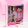 Carbonnic “first teacher” doll with baby, furniture and accessories
