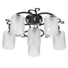 Chandelier 1698/6 E27 40W Black 57x57x28 cm Bayerlux