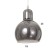 Lamp Bayerlux 2480/1bk E27 40W Toned 26x26x26-126 cm