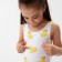 Baby swimsuit KAFTAN "Ducks", height 122-128 cm, white