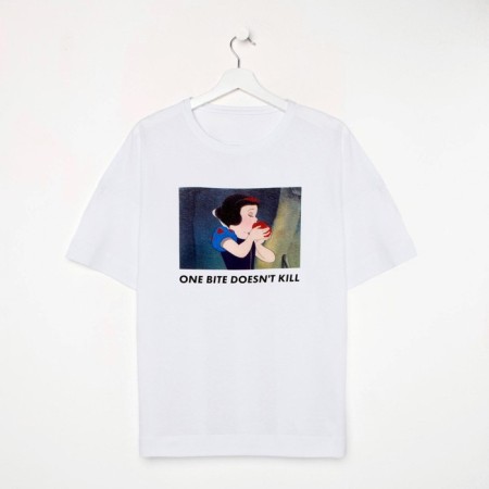 Snow White T -shirt Oversize Princess, white color-4