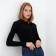 Jumper Women's Minaku: Knitwear Collection Black Color, size 46-48